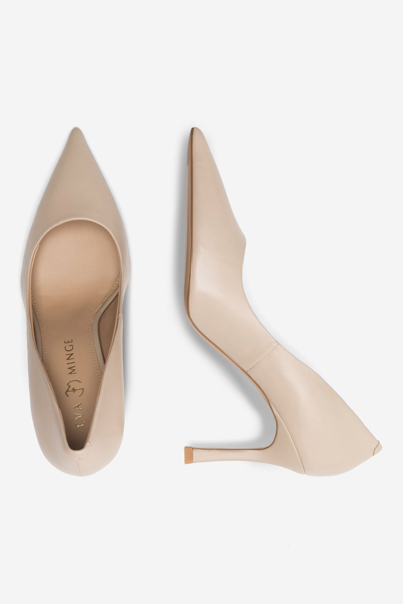 Körömcipő EVA MINGE EVORA-V1278-08-8 BÉZS