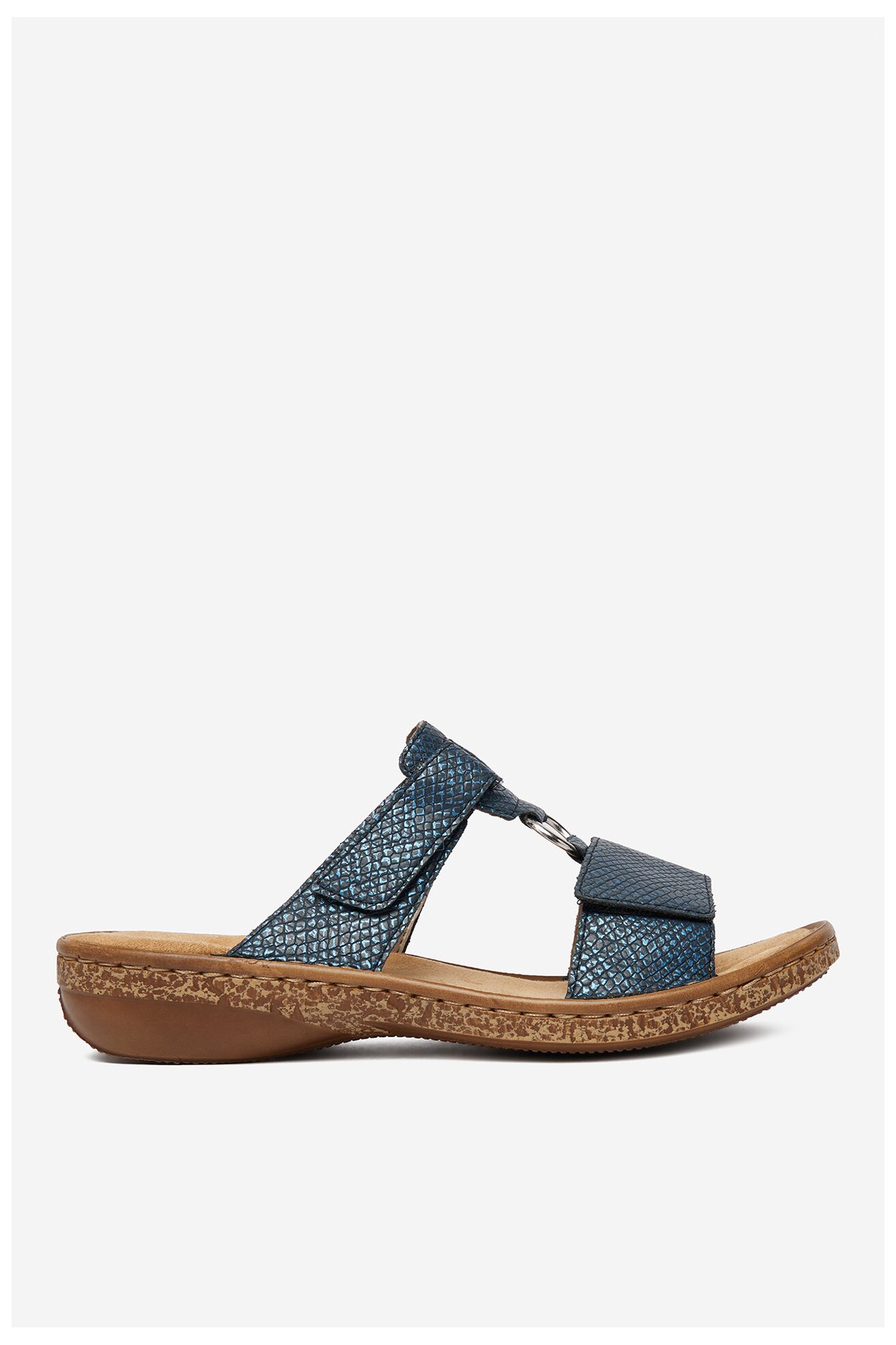 Klapki Rieker CEO-628P9-14 Granatowy