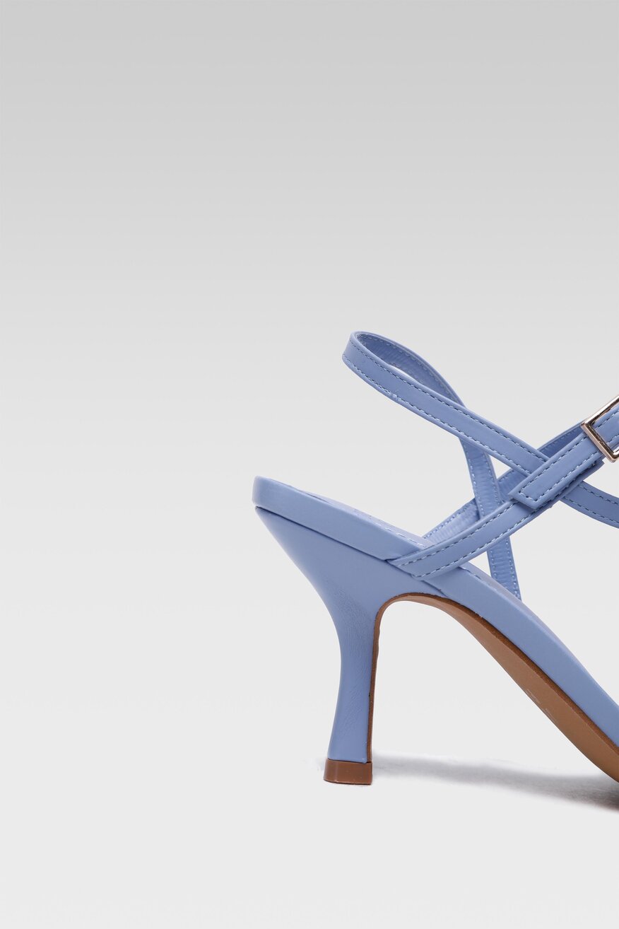 
                Jenny Fairy - Sandały niebieskie ze sprzączką - 5904248701550