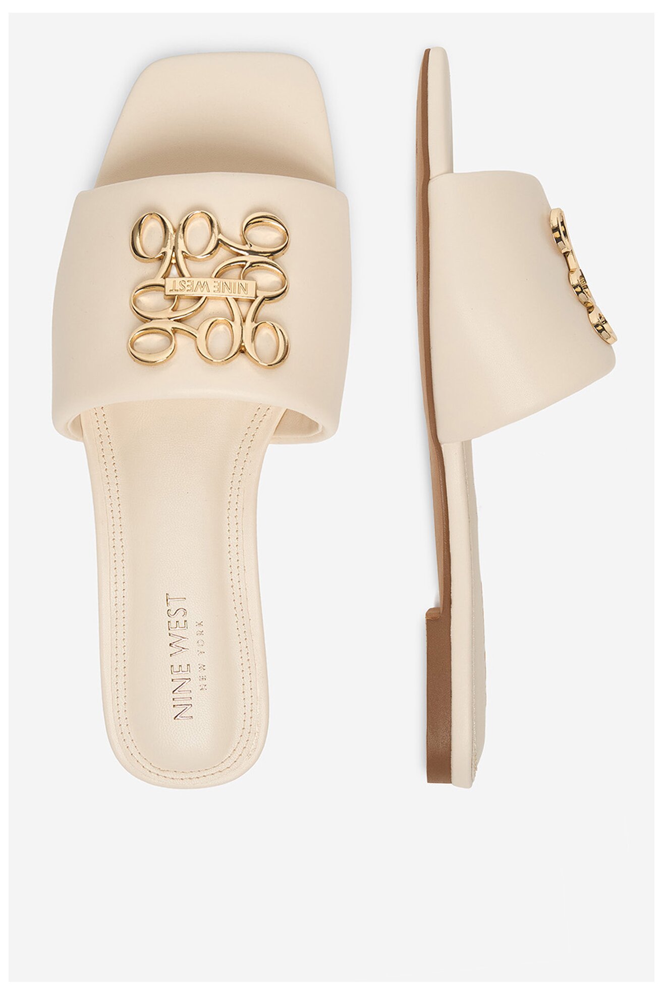 Papuče NINE WEST CEO-SMRL393663-02 KREM