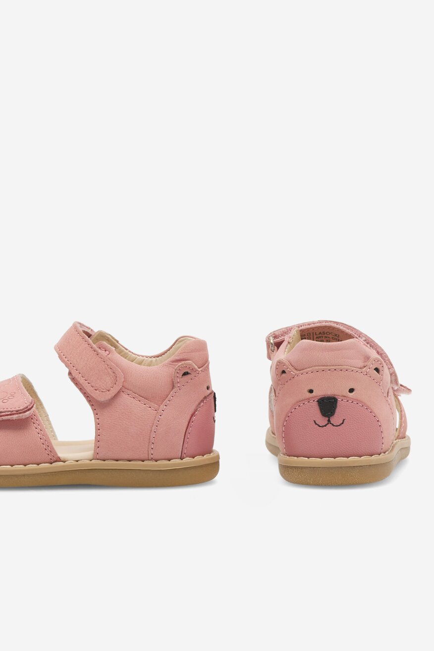 Lasocki Kids - Sandały skórzane na rzepy - 5905588519805