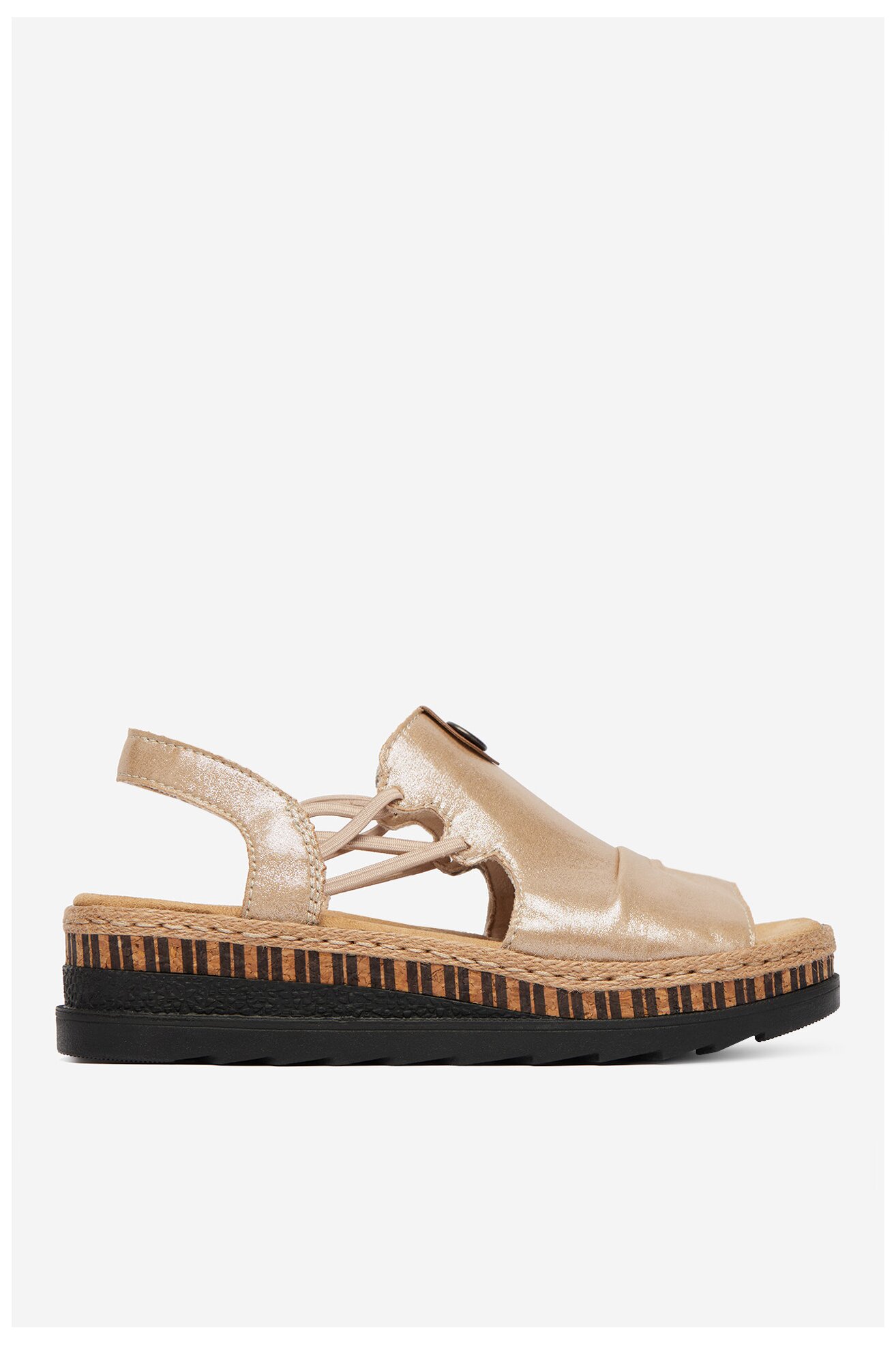 Sandały Rieker CEO-V7972-60 Złoty