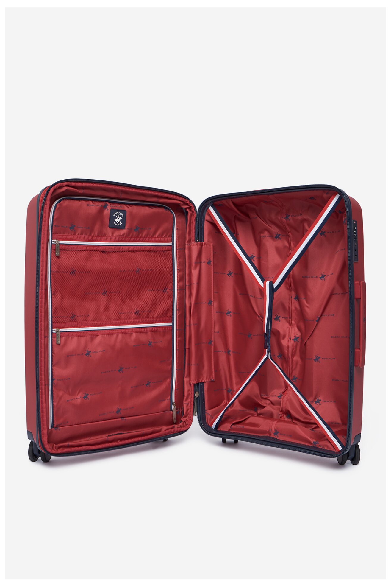 Bőrönd Beverly Hills Polo Club BHPC-WAL-006-M PIROS