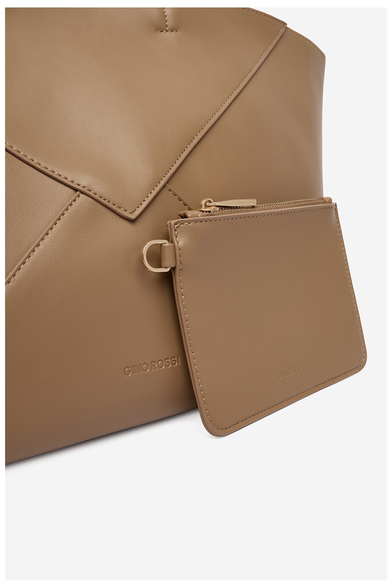 Сумка З Ремінцем Gino Rossi C-LDA7826 БЕЖЕВИЙ