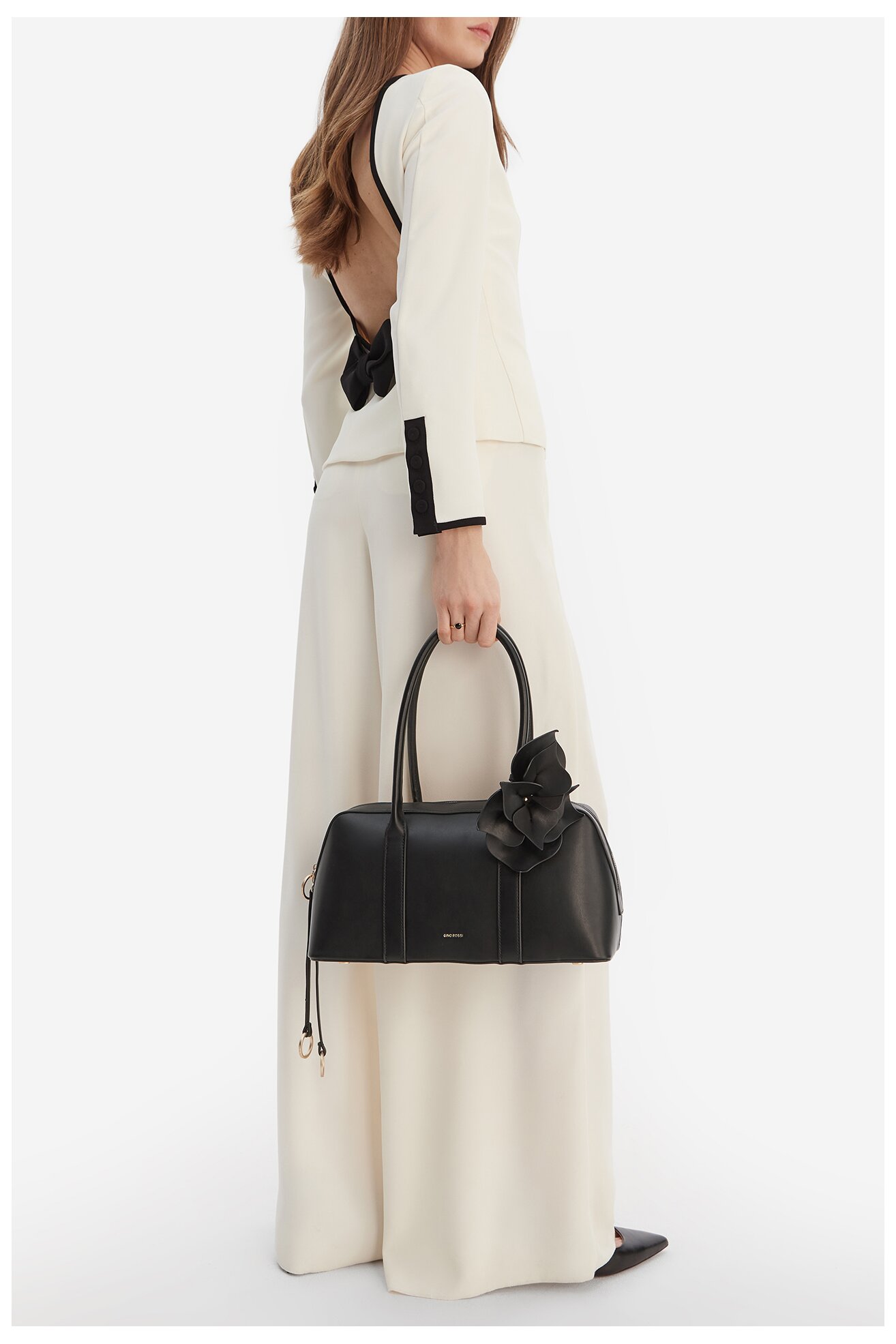 Сумка З Ремінцем Gino Rossi C-LDA8017A ЧОРНИЙ