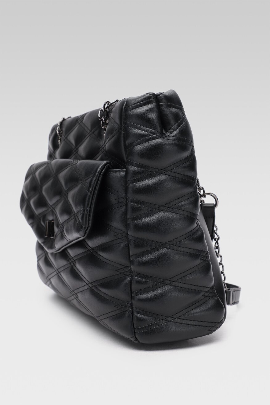 
                Jenny Fairy - Torebka pikowana czarna - 5903698673523