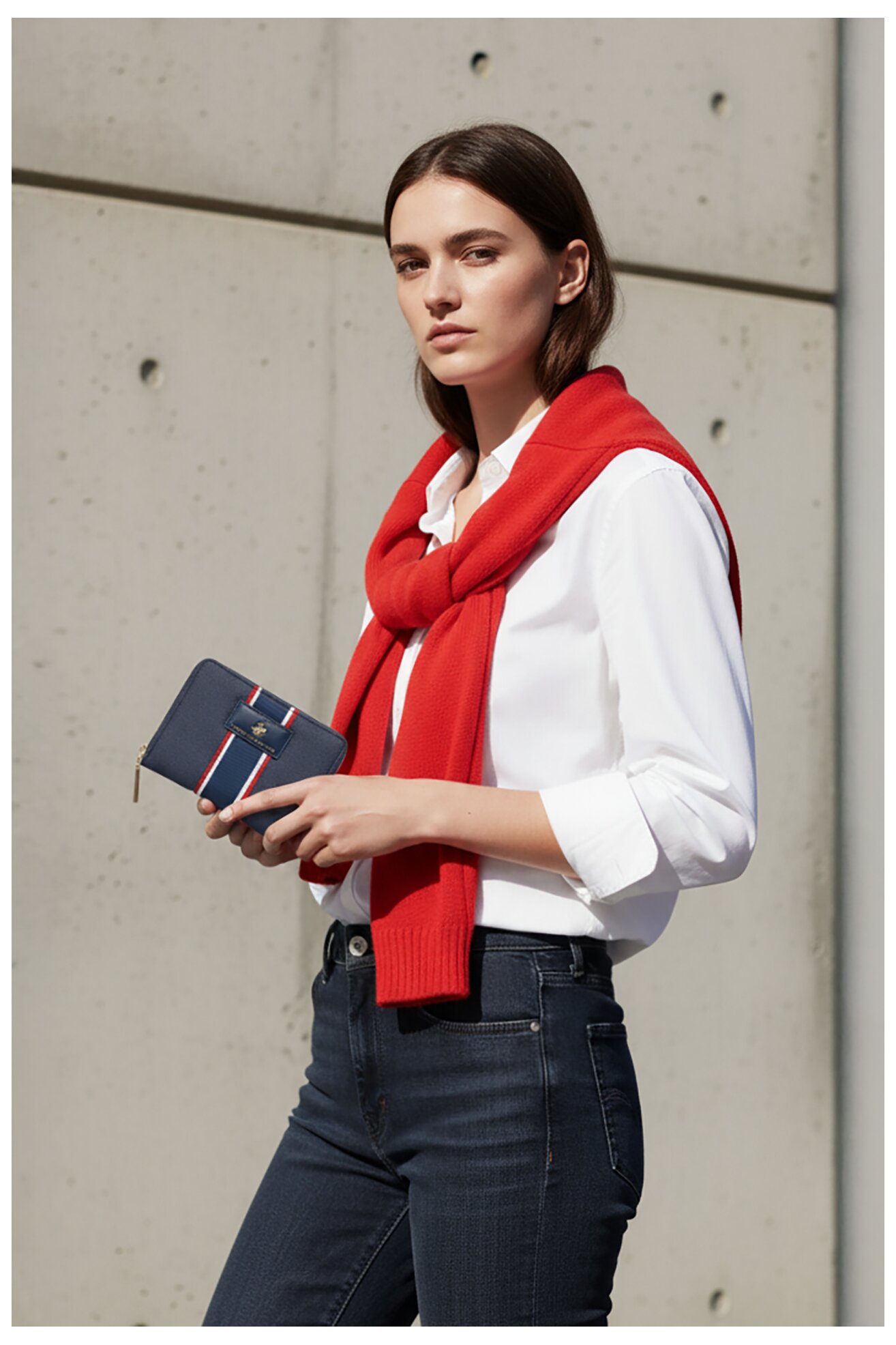 Női pénztárca Beverly Hills Polo Club CEO-BHPC-W1-005-AW25 SÖTÉTKÉK