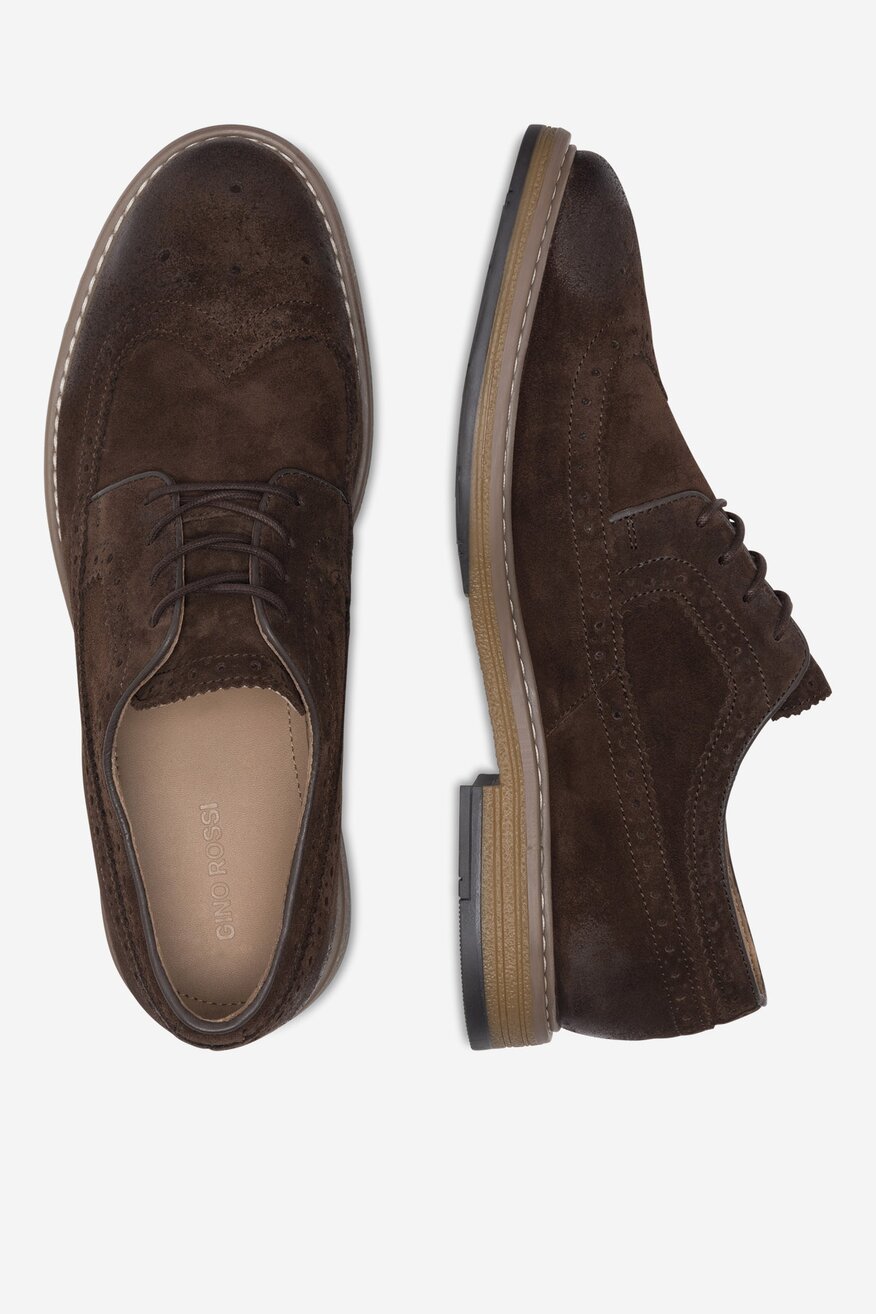 
                Gino Rossi - Półbuty zamszowe - 5905588553076