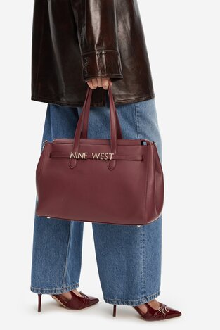 Сумка З Ремінцем NINE WEST EO-MANHATTAN-MUSE-I-LX10192 БОРДОВИЙ