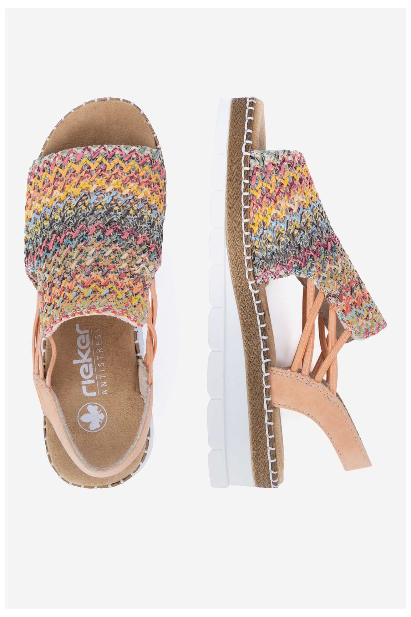 Сандали Rieker V1241-90 МИКС