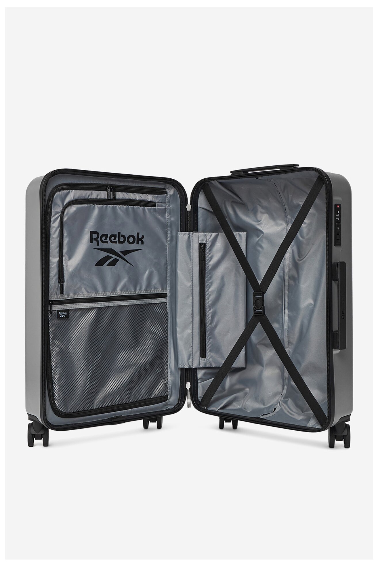 Bőrönd Reebok CEOWB-RBK-WAL-003-07-CCC-M EZÜST