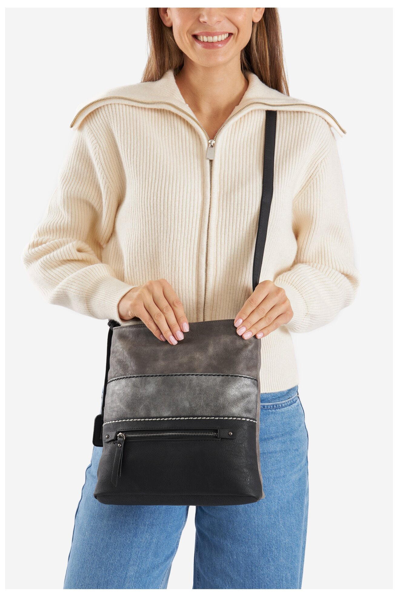 Torebka Rieker H1301-45 Szary