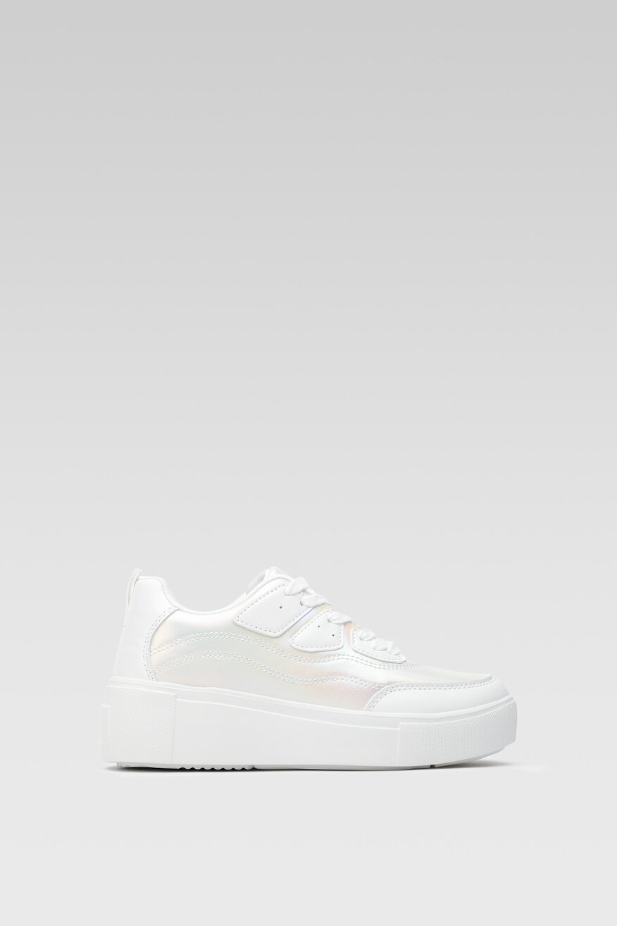 
                Nylon Red - Sneakersy na platformie - 5904862082653