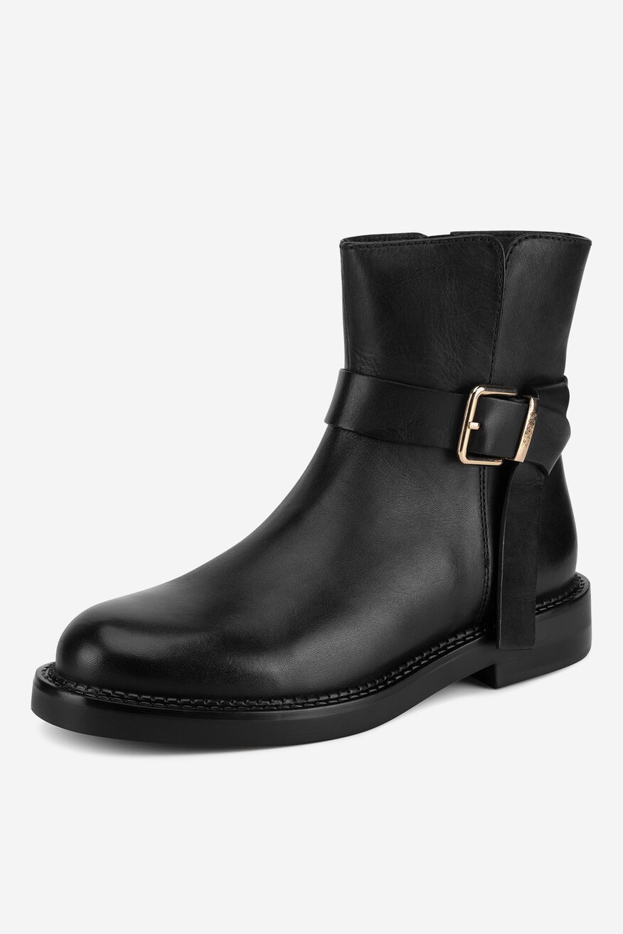 Mexx - Botki skórzane - 5905588997016