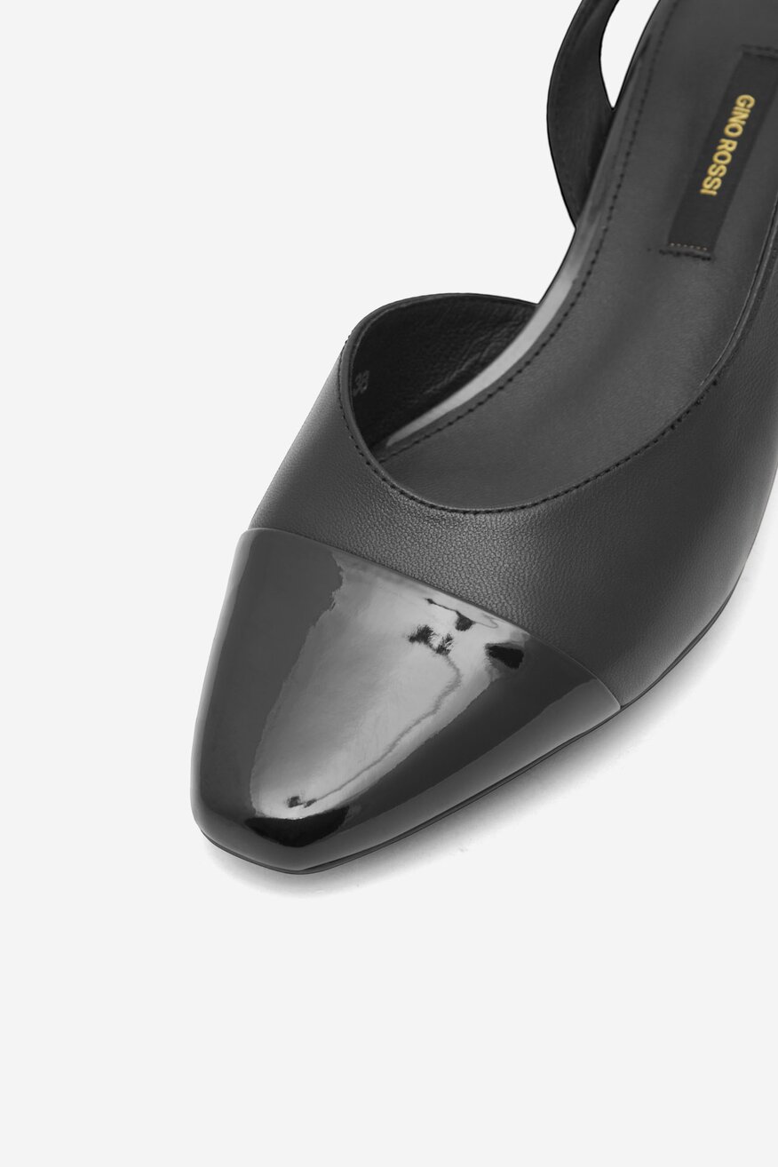 Елегантни обувки Gino Rossi ЧЕРЕН - 5905588352761