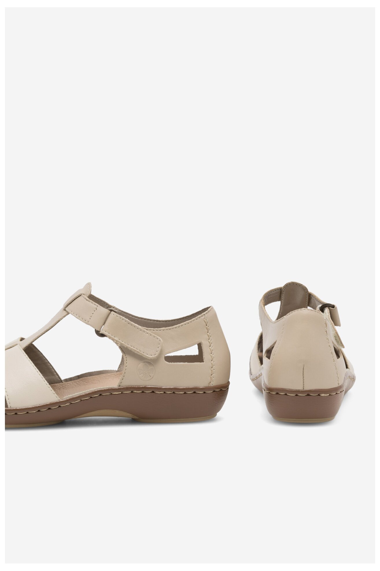 Sandały Rieker 45869-60 Beżowy