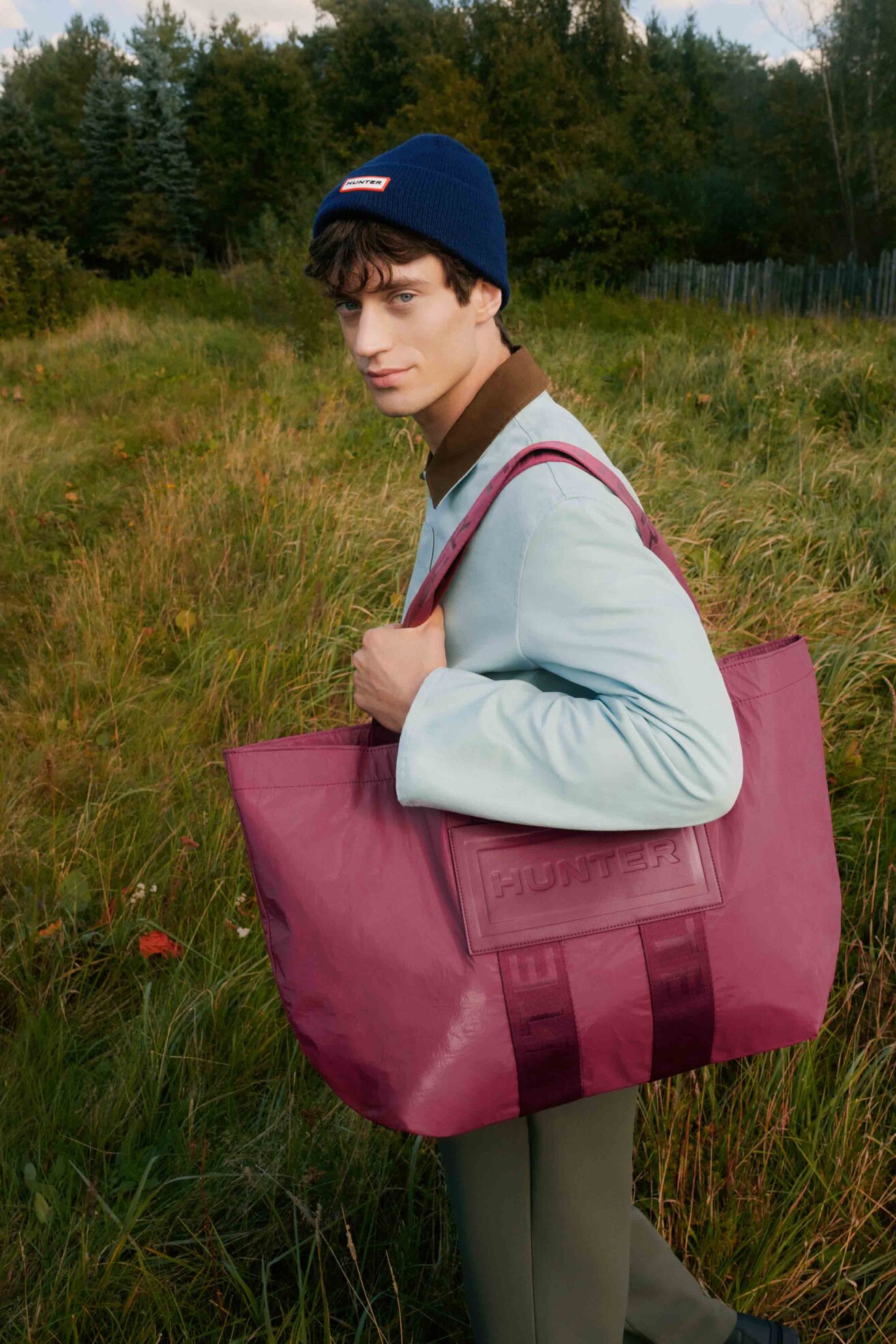 Geantă de mână HUNTER C-HTR-K-014-06 ROŞU