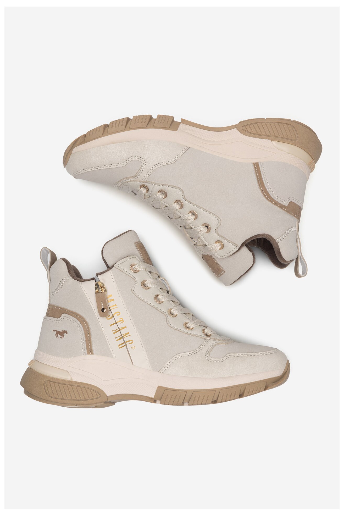 Боти Mustang 1481-501 БЯЛ