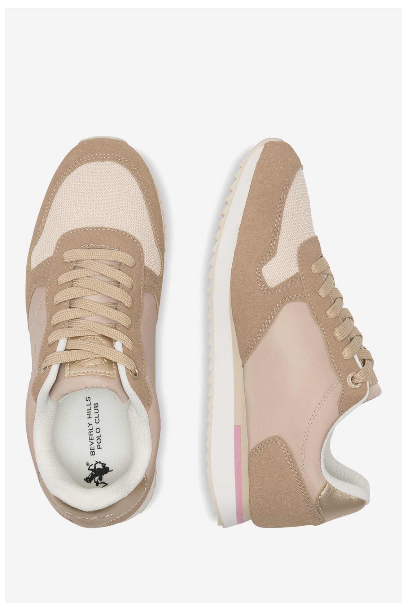 Sportovní obuv Beverly Hills Polo Club W-VSS24003 BÉŽOVÁ