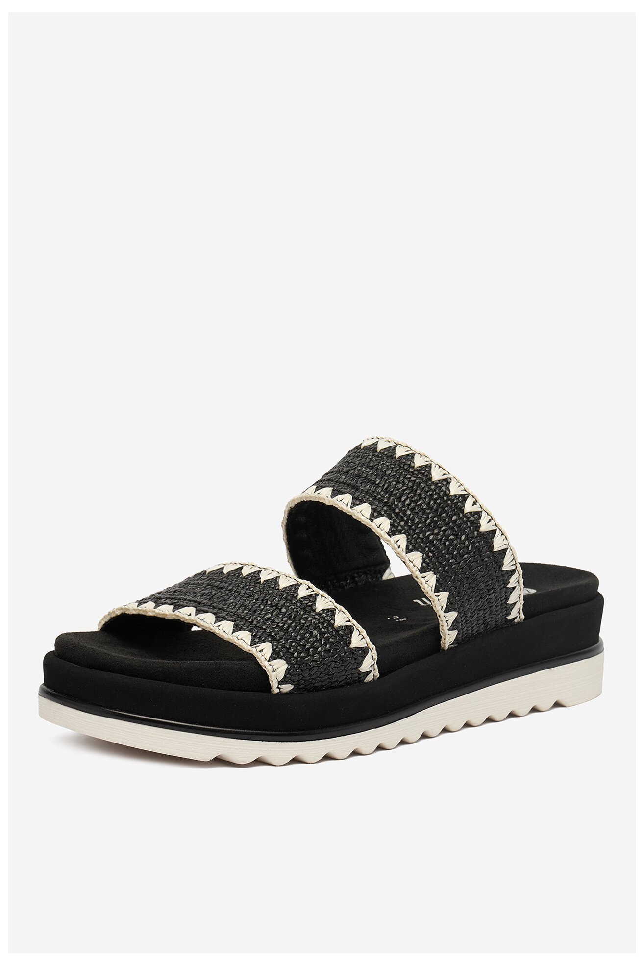 Klapki Remonte CEO-D3P52-03 Czarny