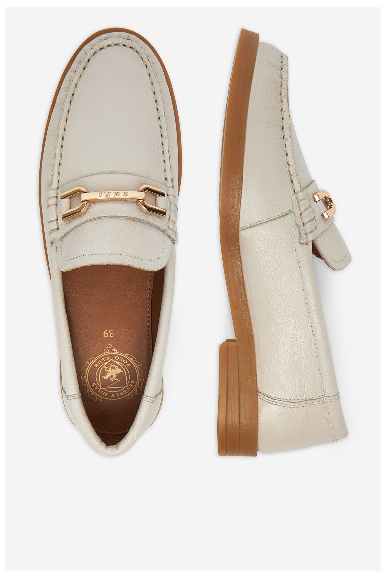 Mokasyn Beverly Hills Polo Club WI44-LOMY-01 Beżowy