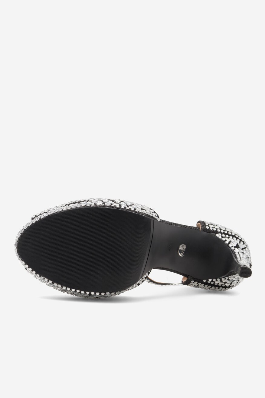 
                NINE WEST - Sandały na szpilce - 5905588153955