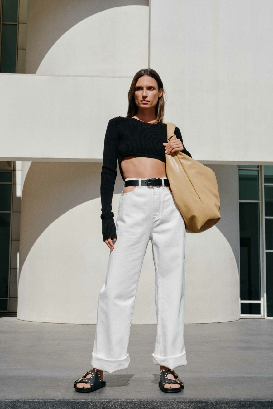 
                Gino Rossi - Skórzane klapki czarne - 5903419582905