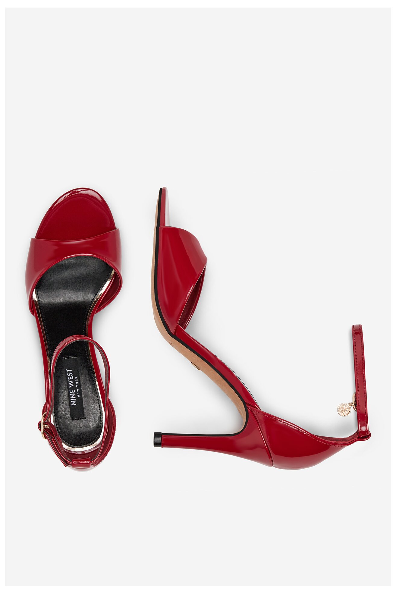 Sandały NINE WEST S4S16766 Czerwony