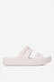 Plážové pantofle Crocs BAYA PLATFORM SANDAL 208188-6PI RŮŽOVÁ