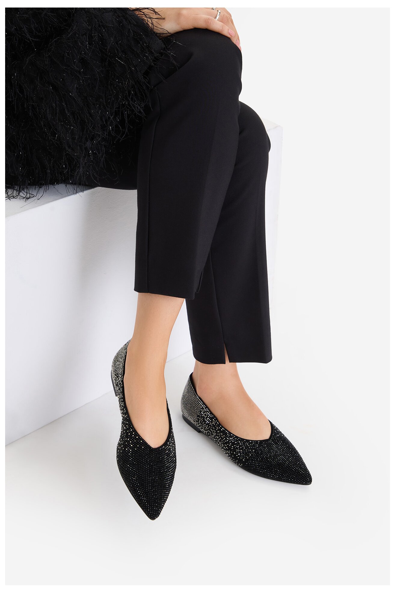 Балетки EVA MINGE EO-NAYA-LT1408-17-1 ЧОРНИЙ