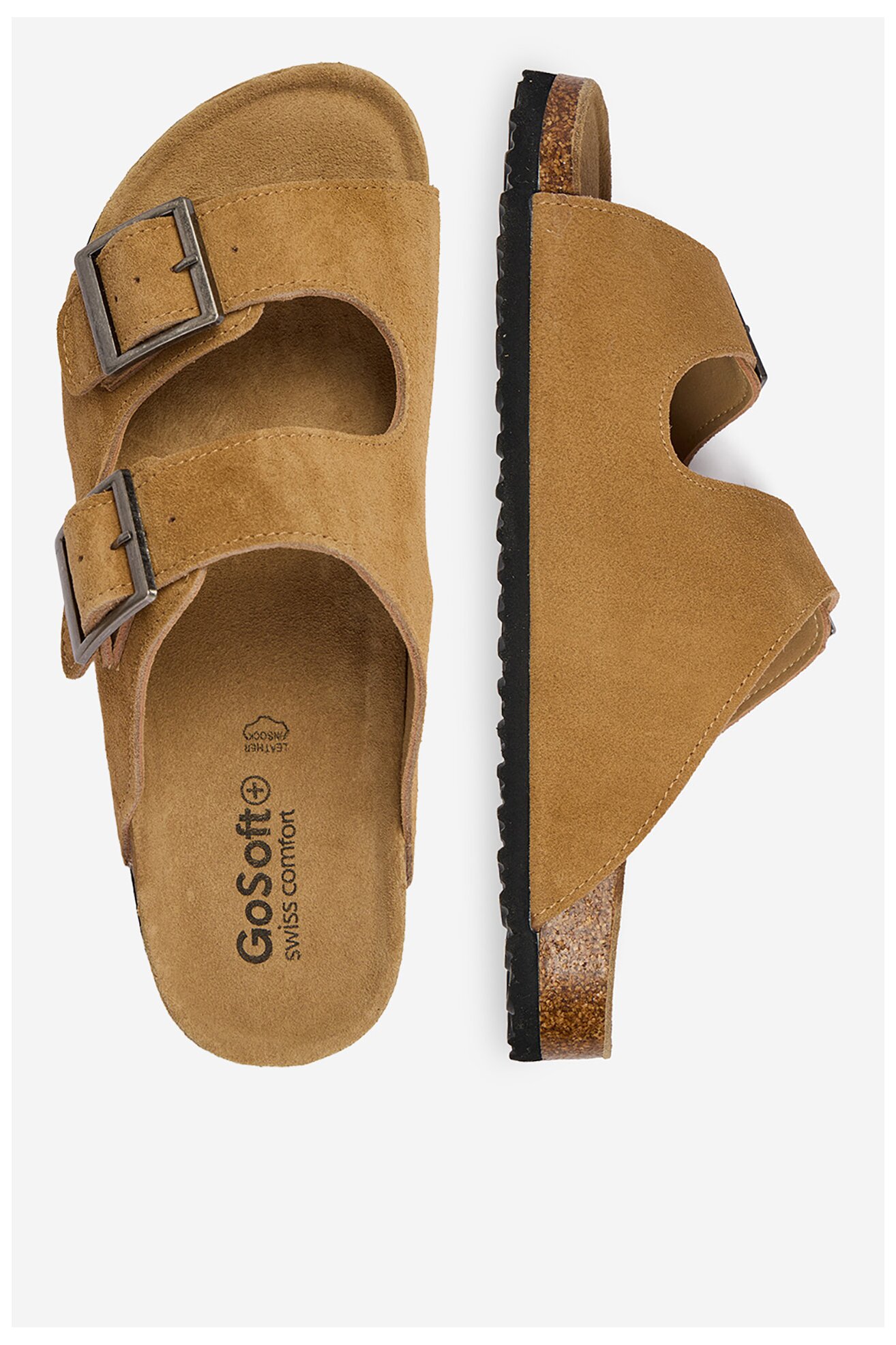 Шльопанець Go Soft EOHP-ALMELO-01 КОНЬЯЧНИЙ