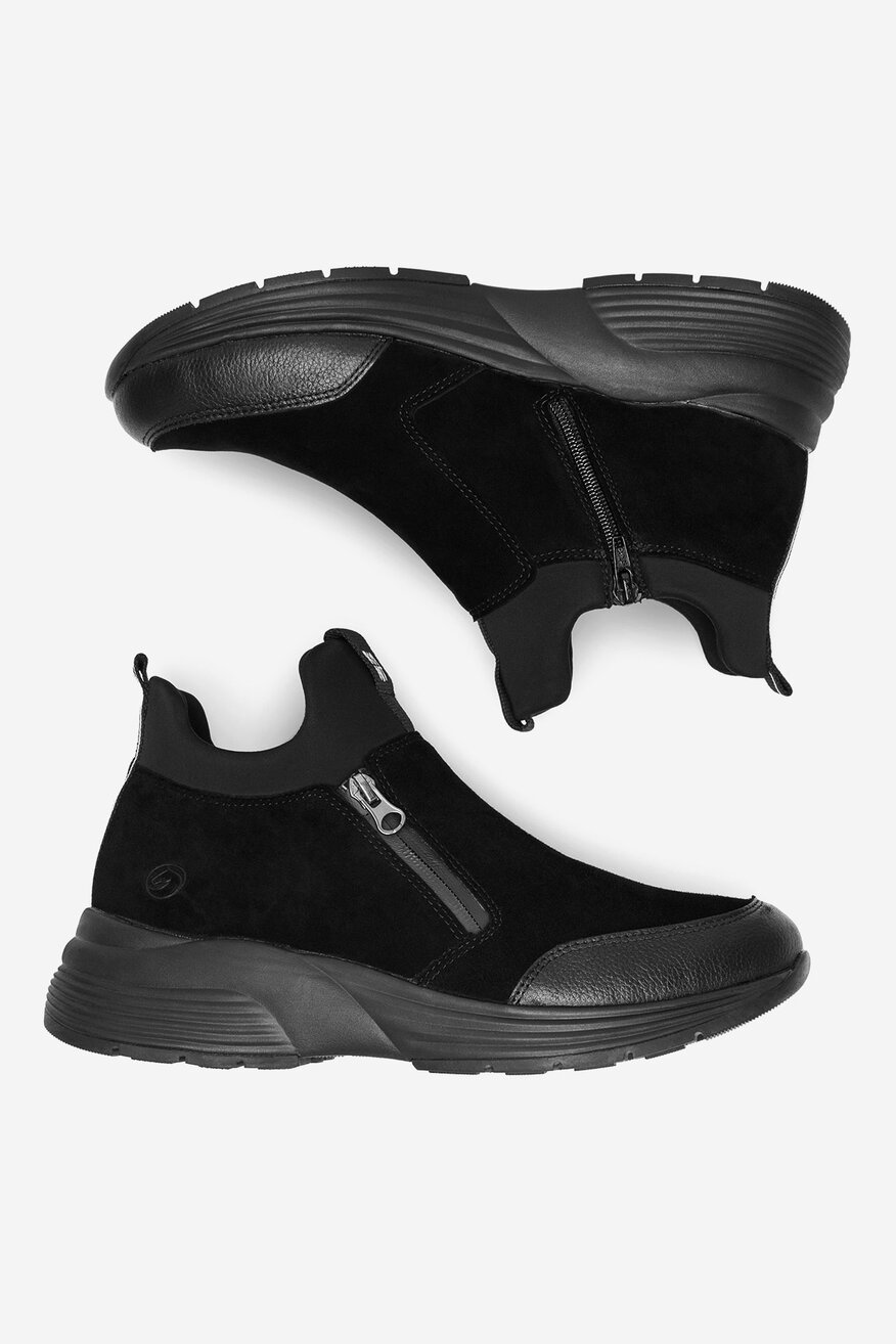 Remonte - Botki skórzane ocieplane - 2230062976311