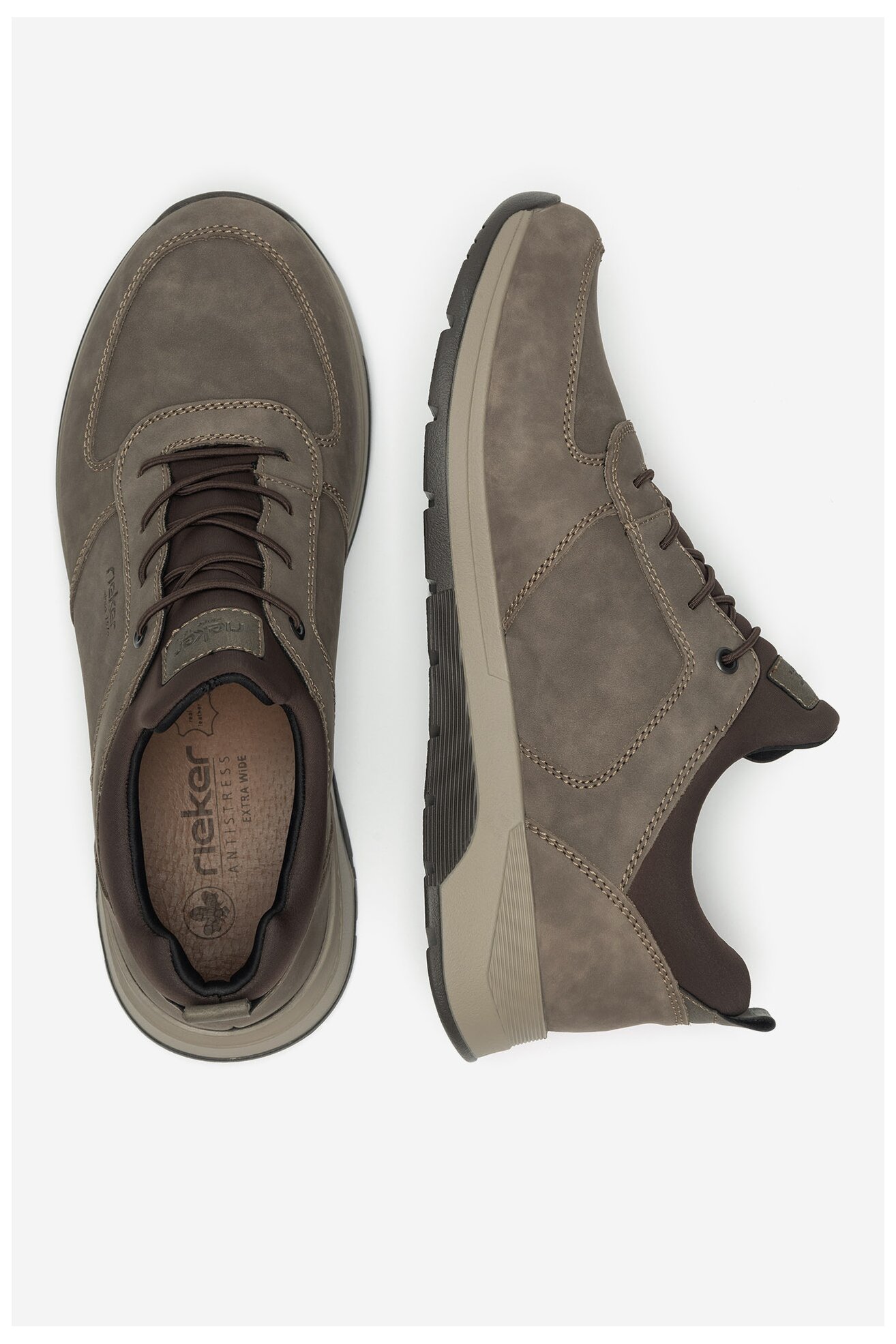 Patike Rieker 39653-25 TAMNO BEŽ