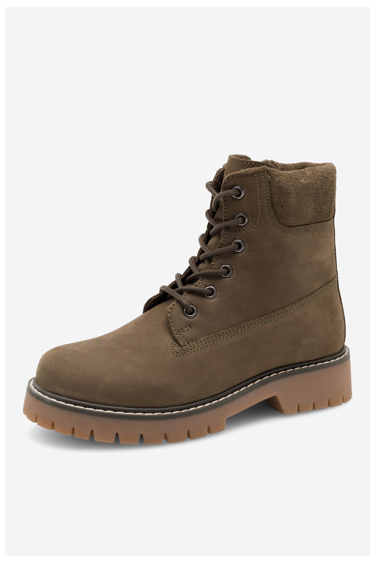 Šněrovací vyšší obuv Lasocki Young RIVER CI12-8468-02 KHAKI