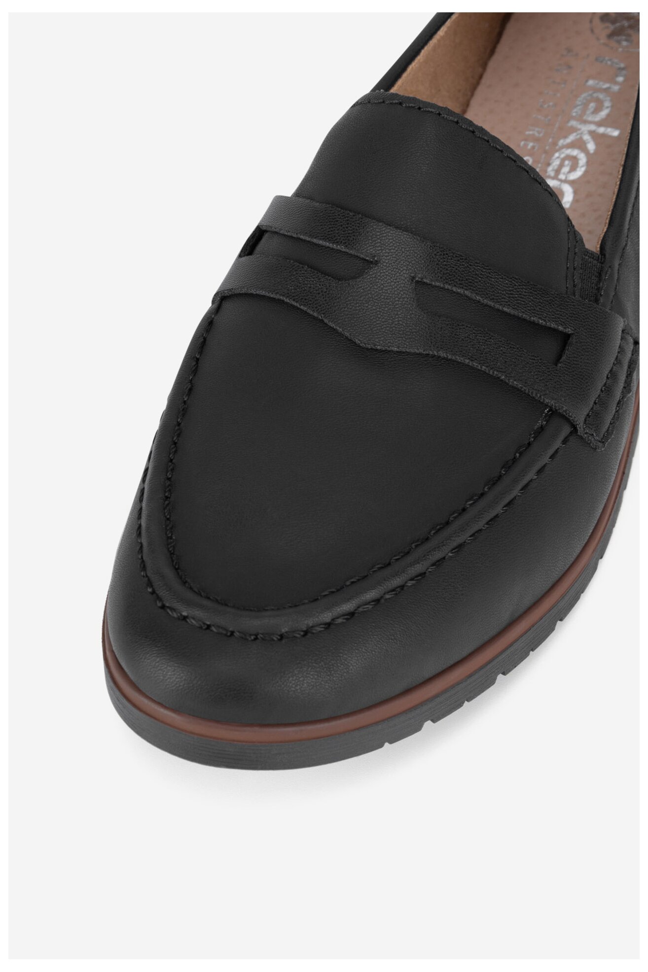 Mokaszin Rieker 45300-00 FEKETE