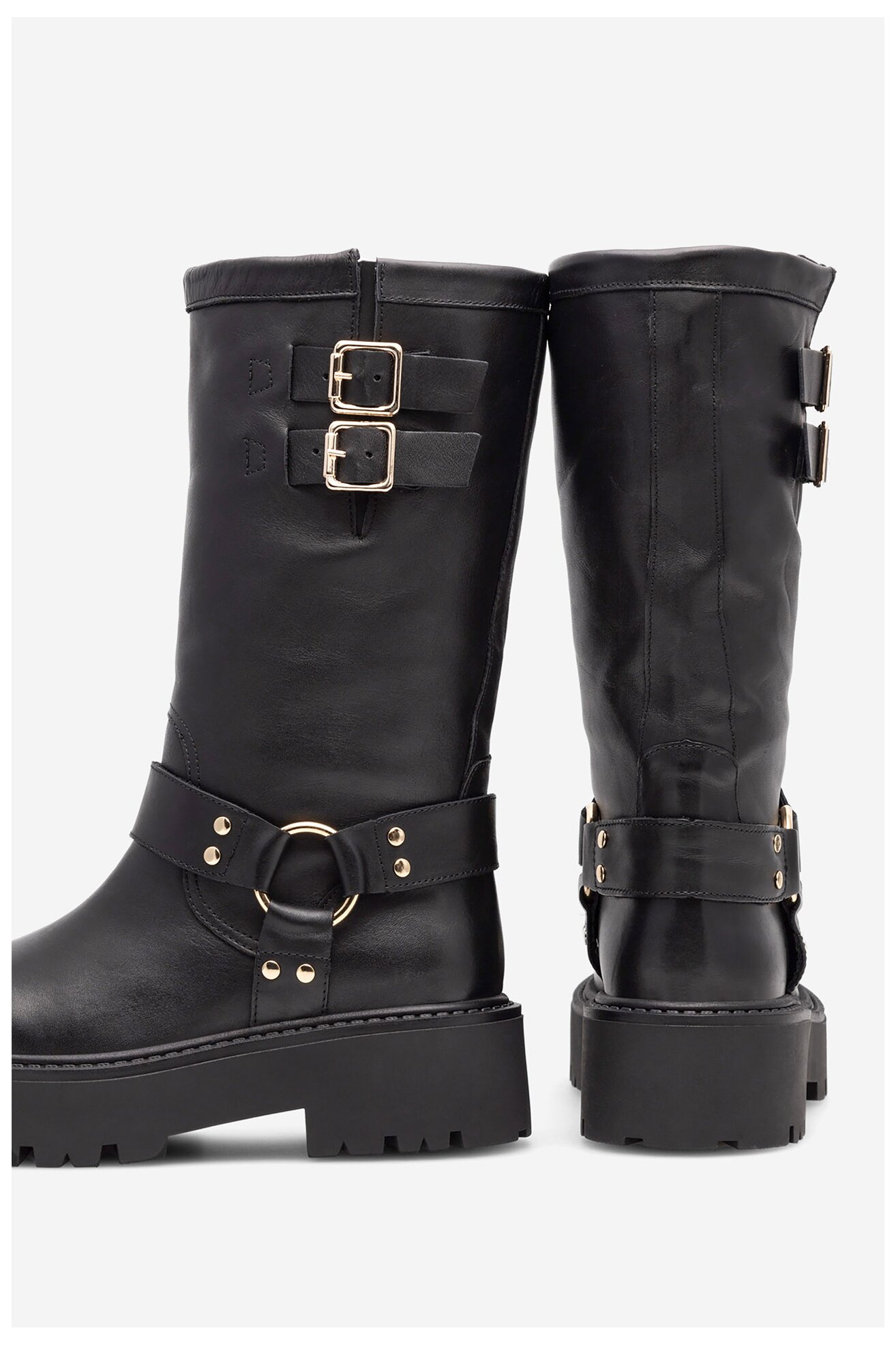 Cizme Badura INES-9187 NEGRU