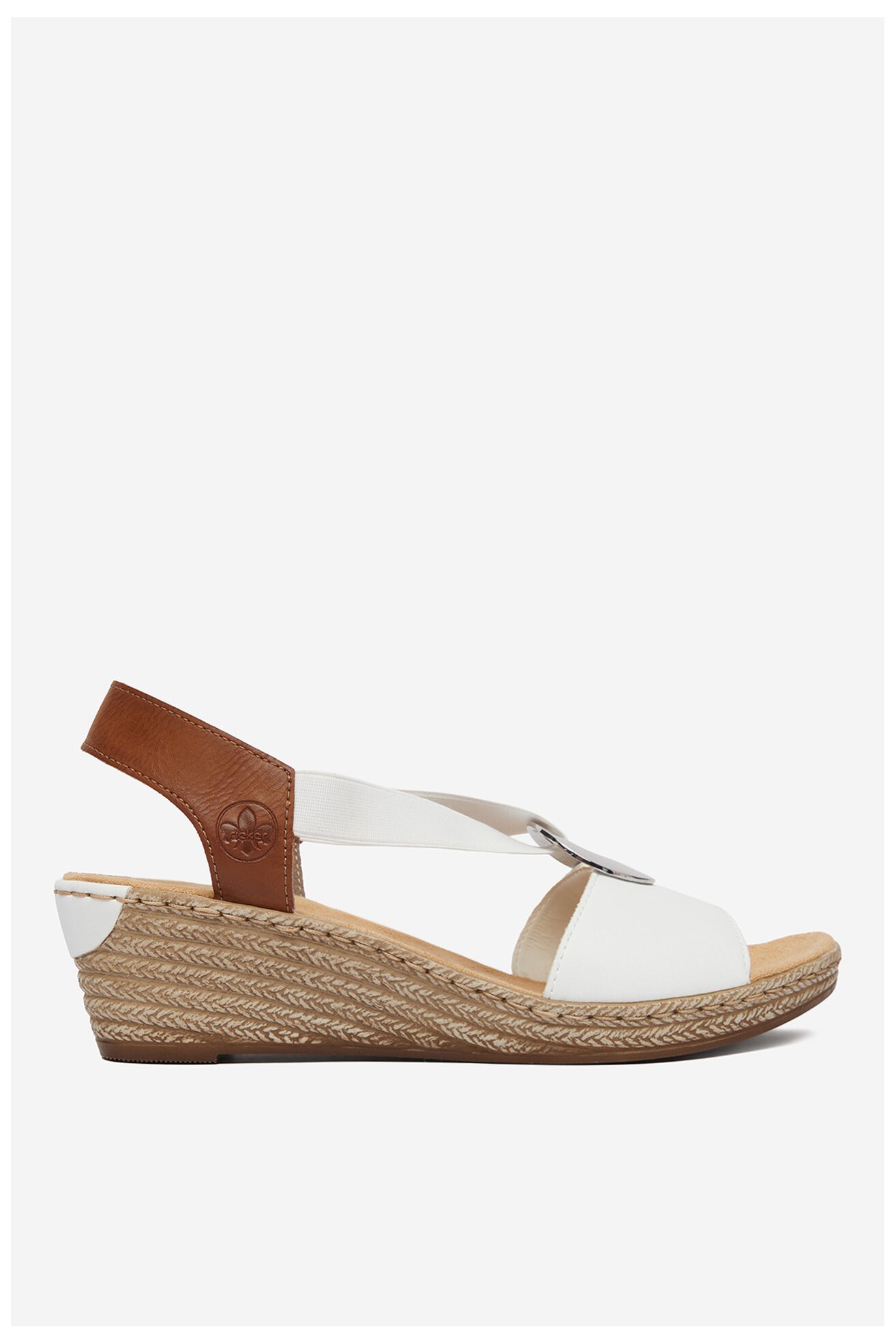 Sandały Rieker CEO-624H6-81 Biały