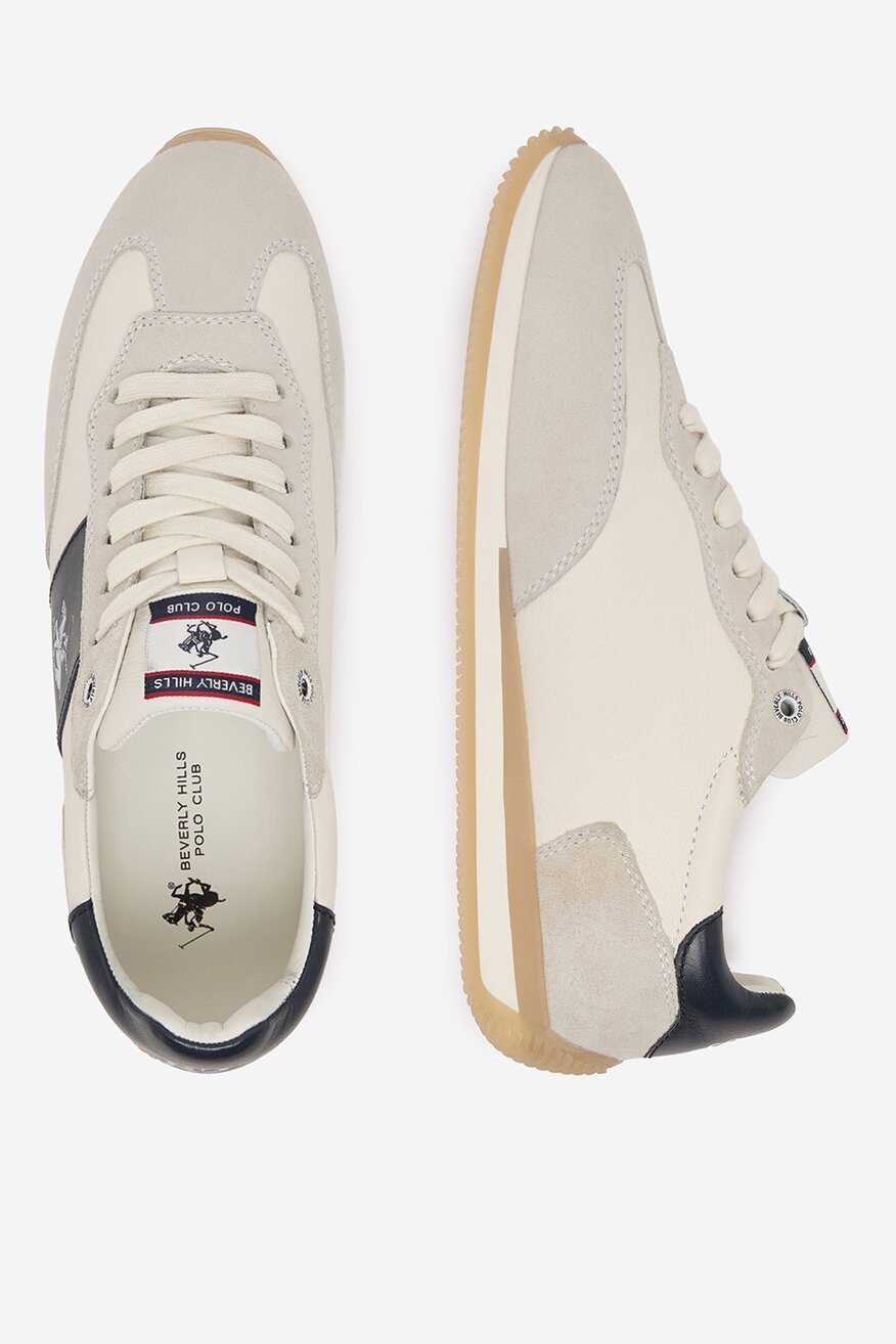 Beverly Hills Polo Club - Sneakersy skórzane - 5907964013822