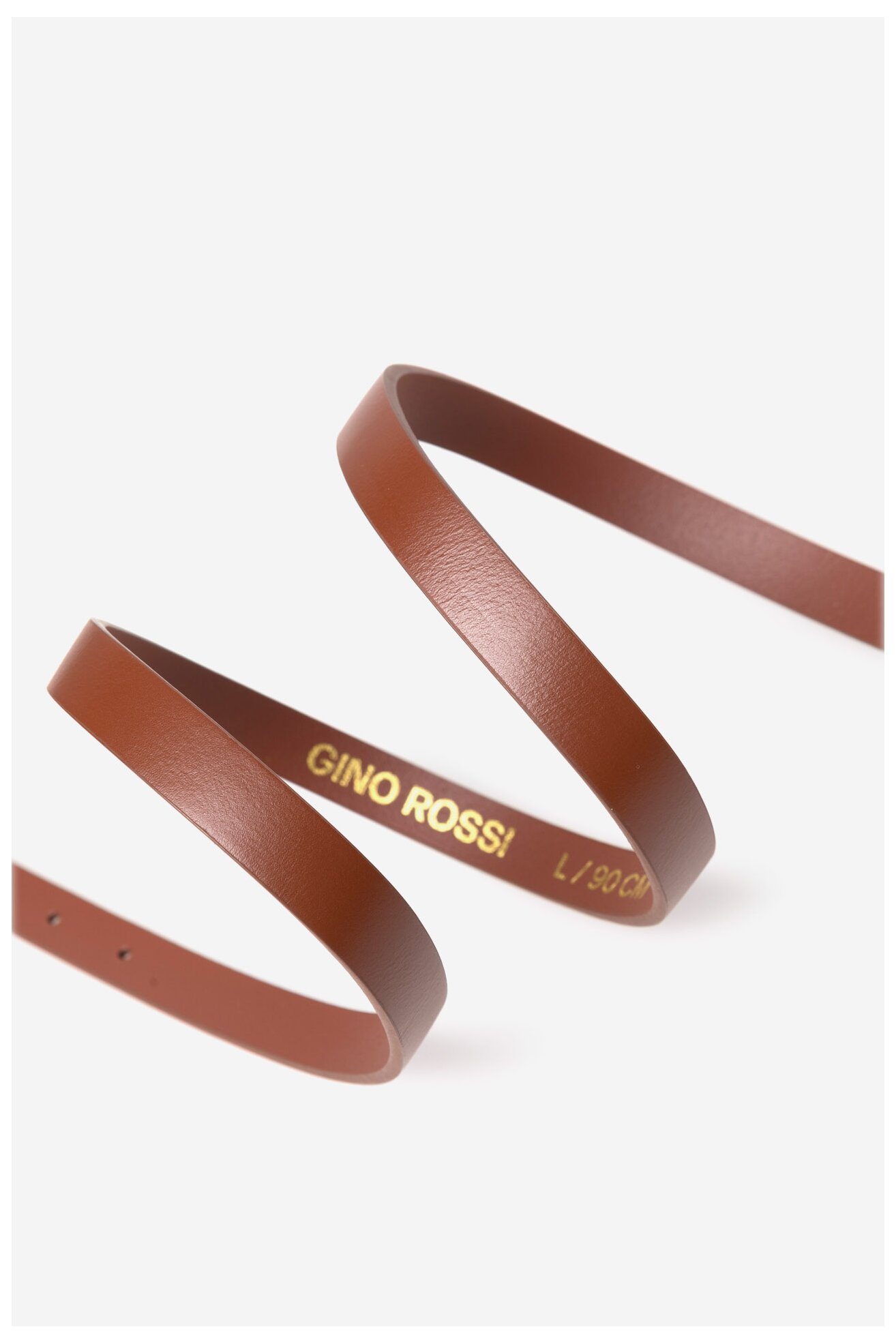 Dámský pásek Gino Rossi BLYL23004 HNĚDÁ