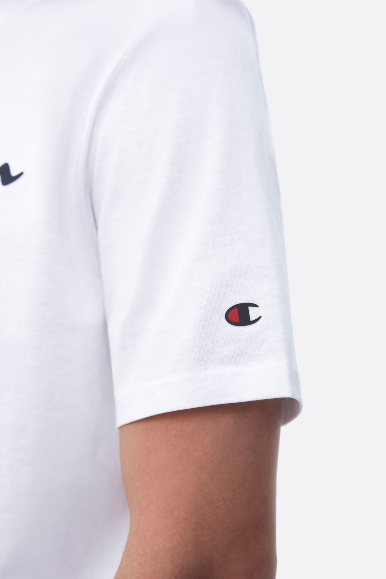 T-shirt Champion 217146 Biały