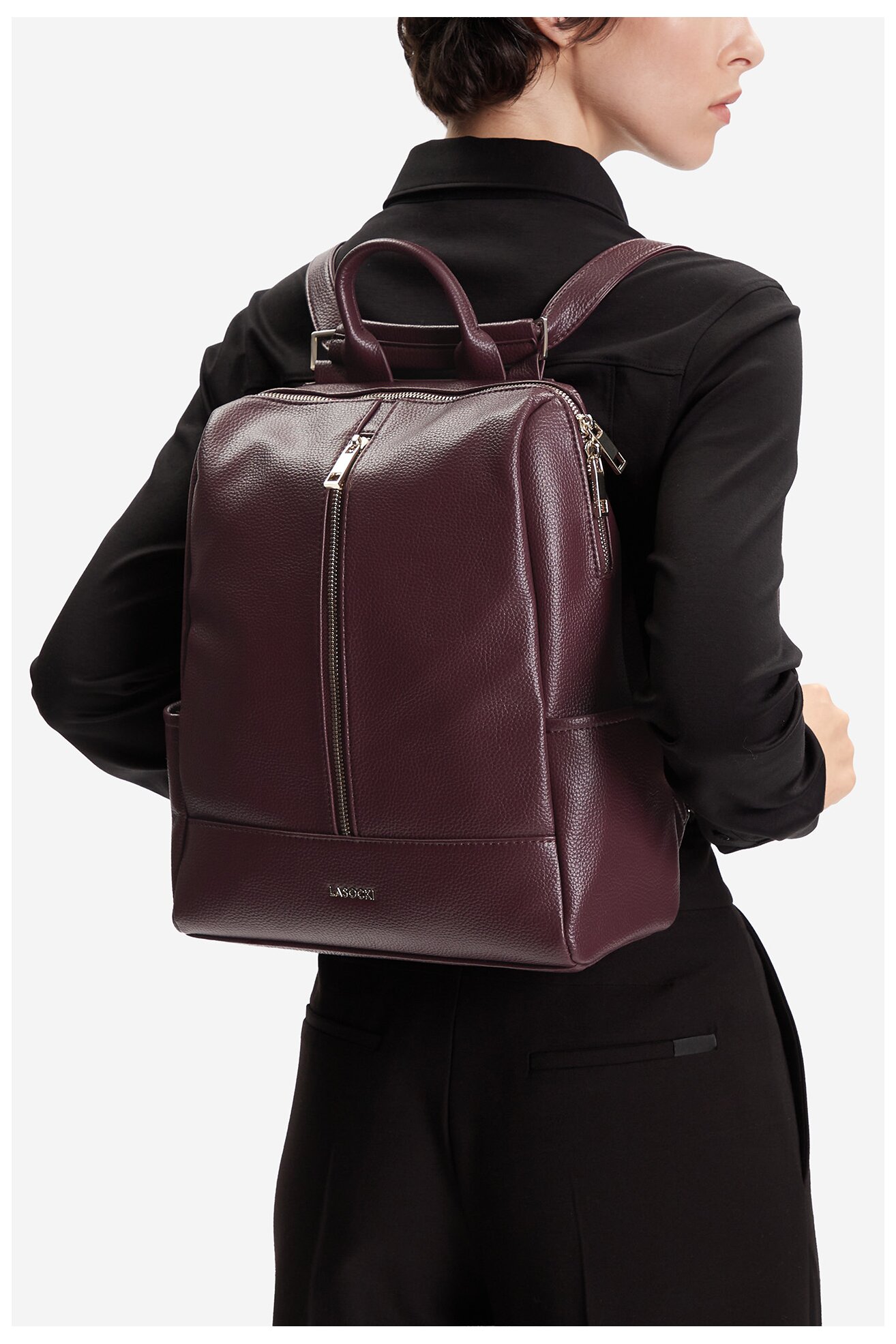 Plecak Lasocki C-LSK-L-011-08 Bordowy