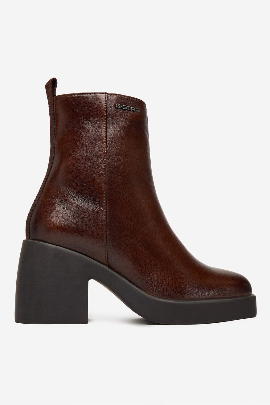 G-STAR RAW - Botki skórzane ocieplane - 5906751427439