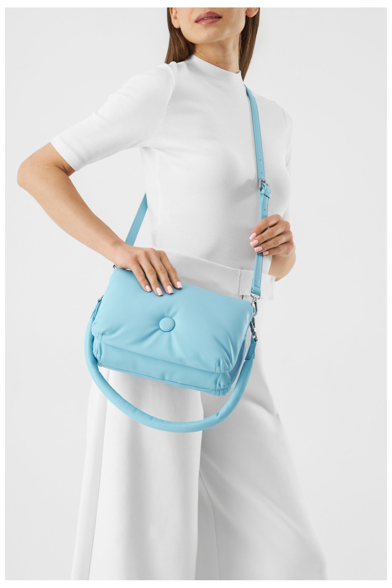 Дамска чанта Gino Rossi MALAGA-CS8624 СИН