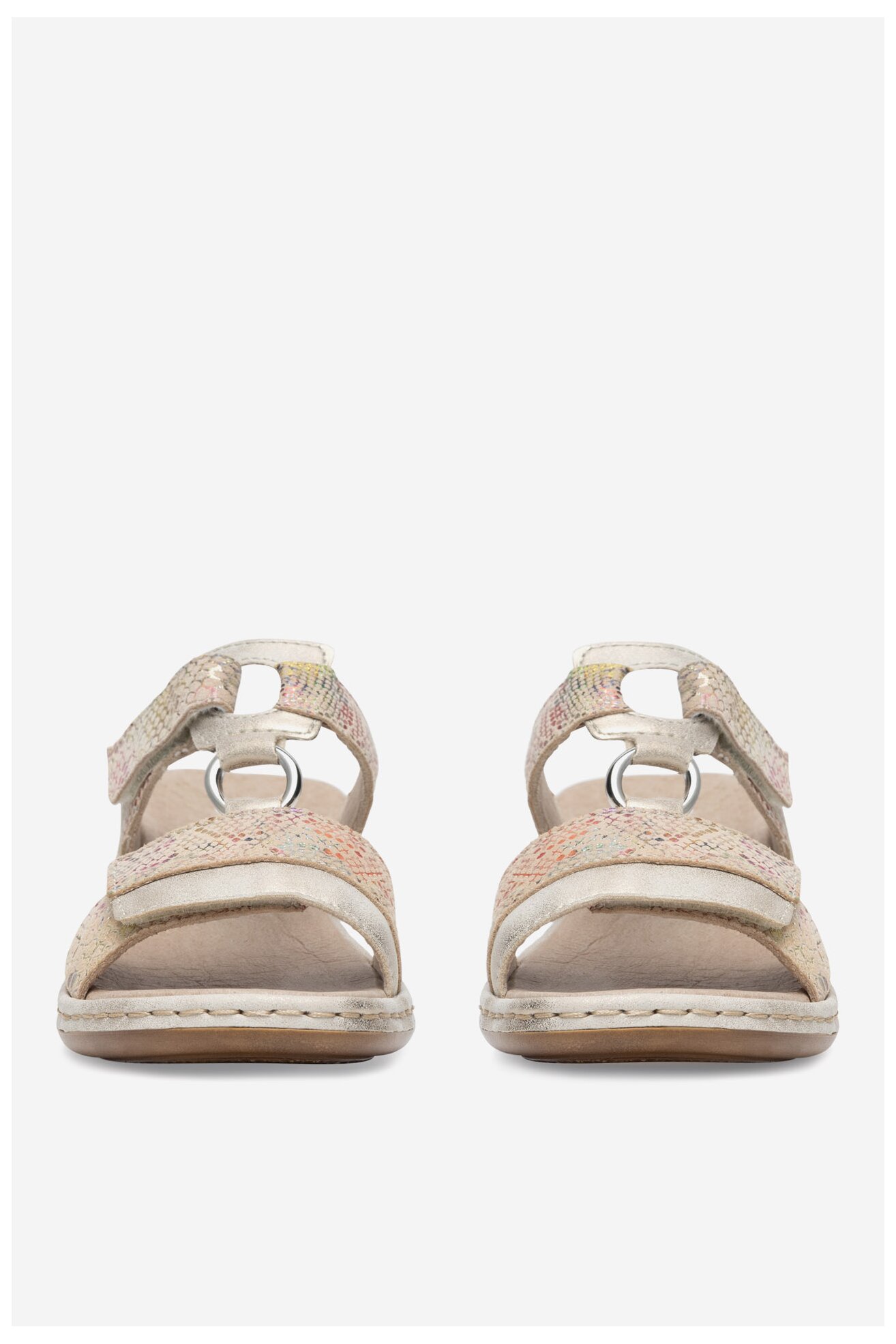 Klapki Rieker 659X6-90 Różowy