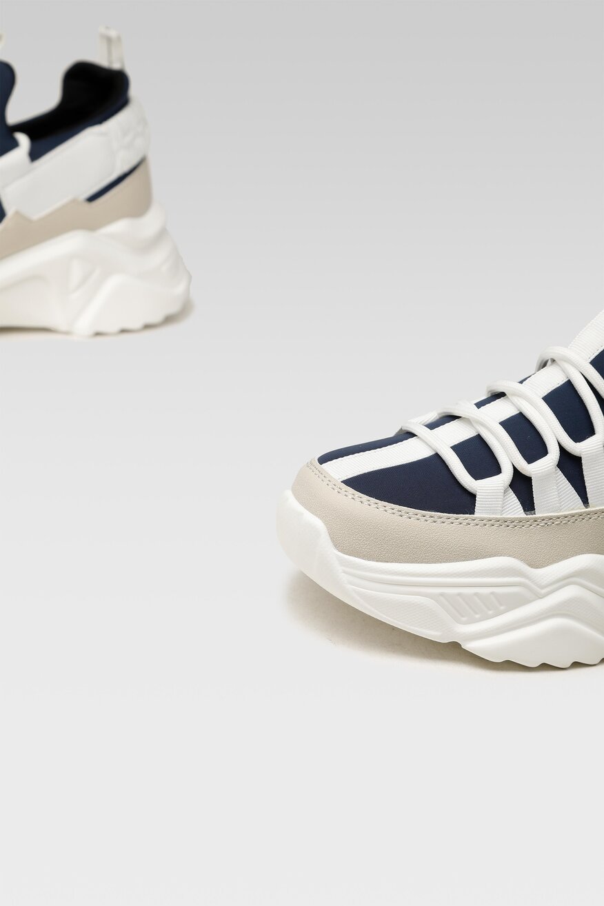 
                Jenny Fairy - Sneakersy typu ugly shoes granatowe - 5904248415143