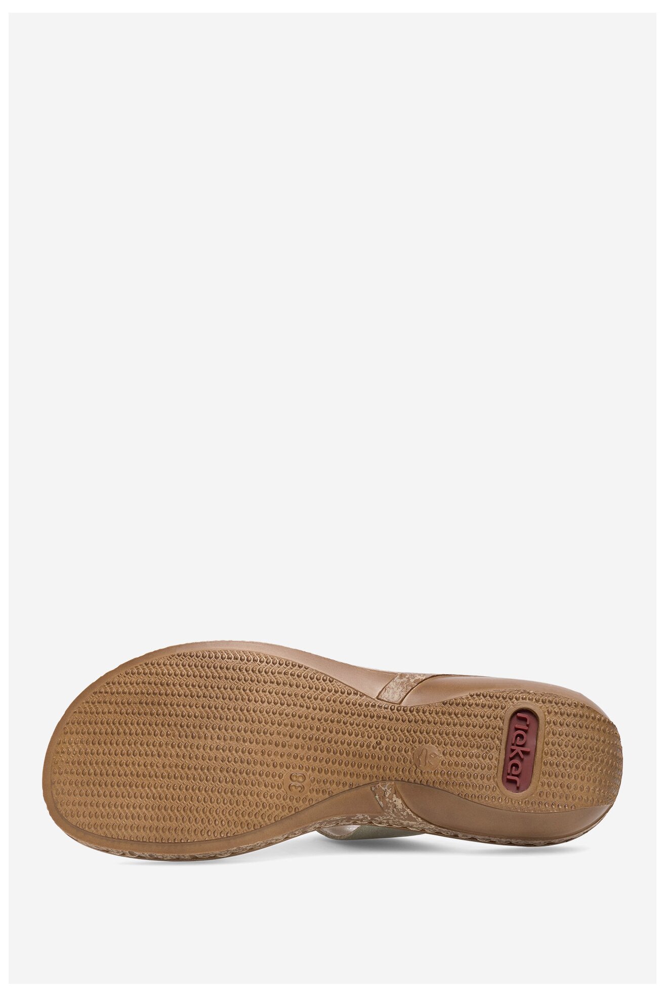 Klapki Rieker 62829-52 Zielony