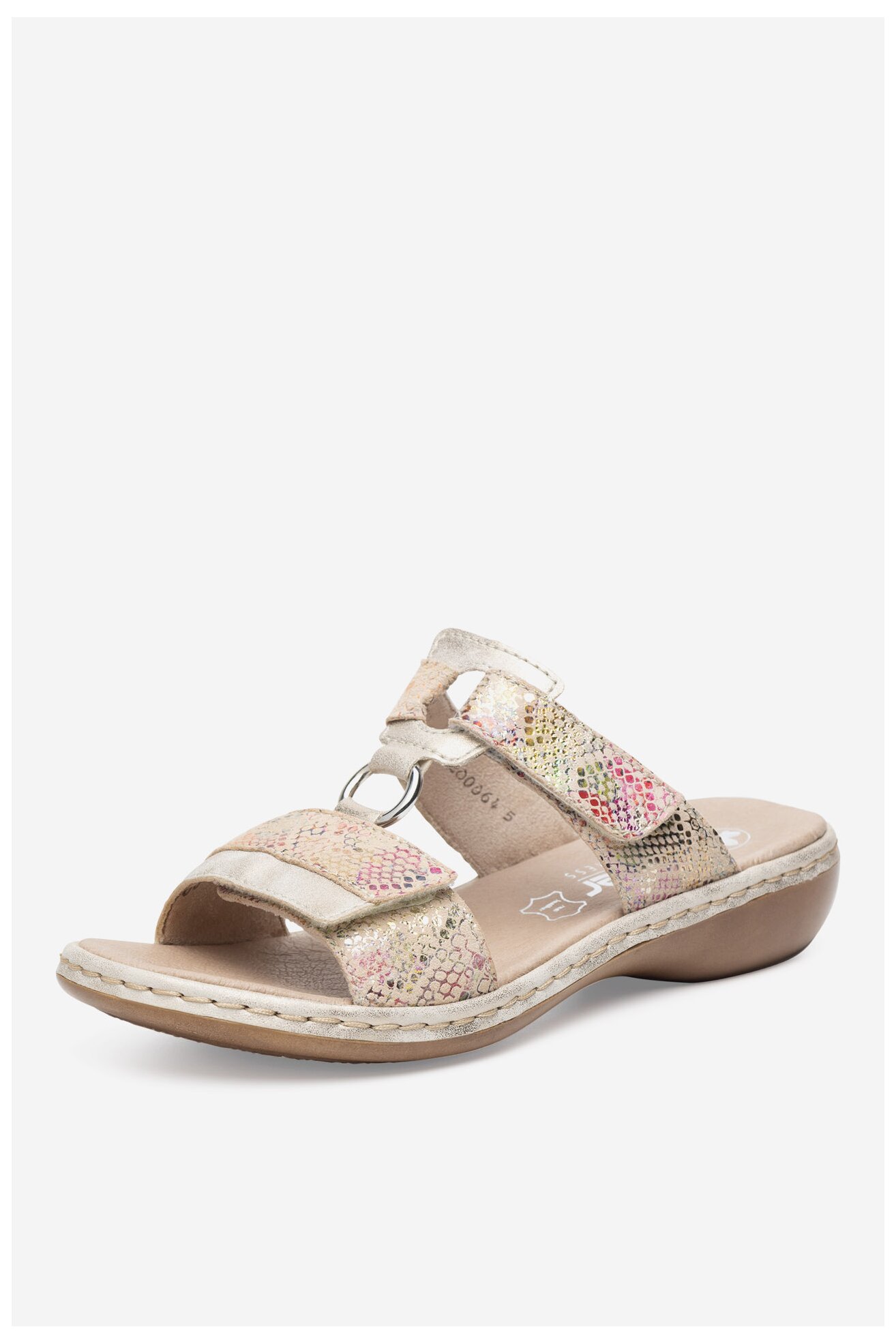 Klapki Rieker 659X6-90 Różowy