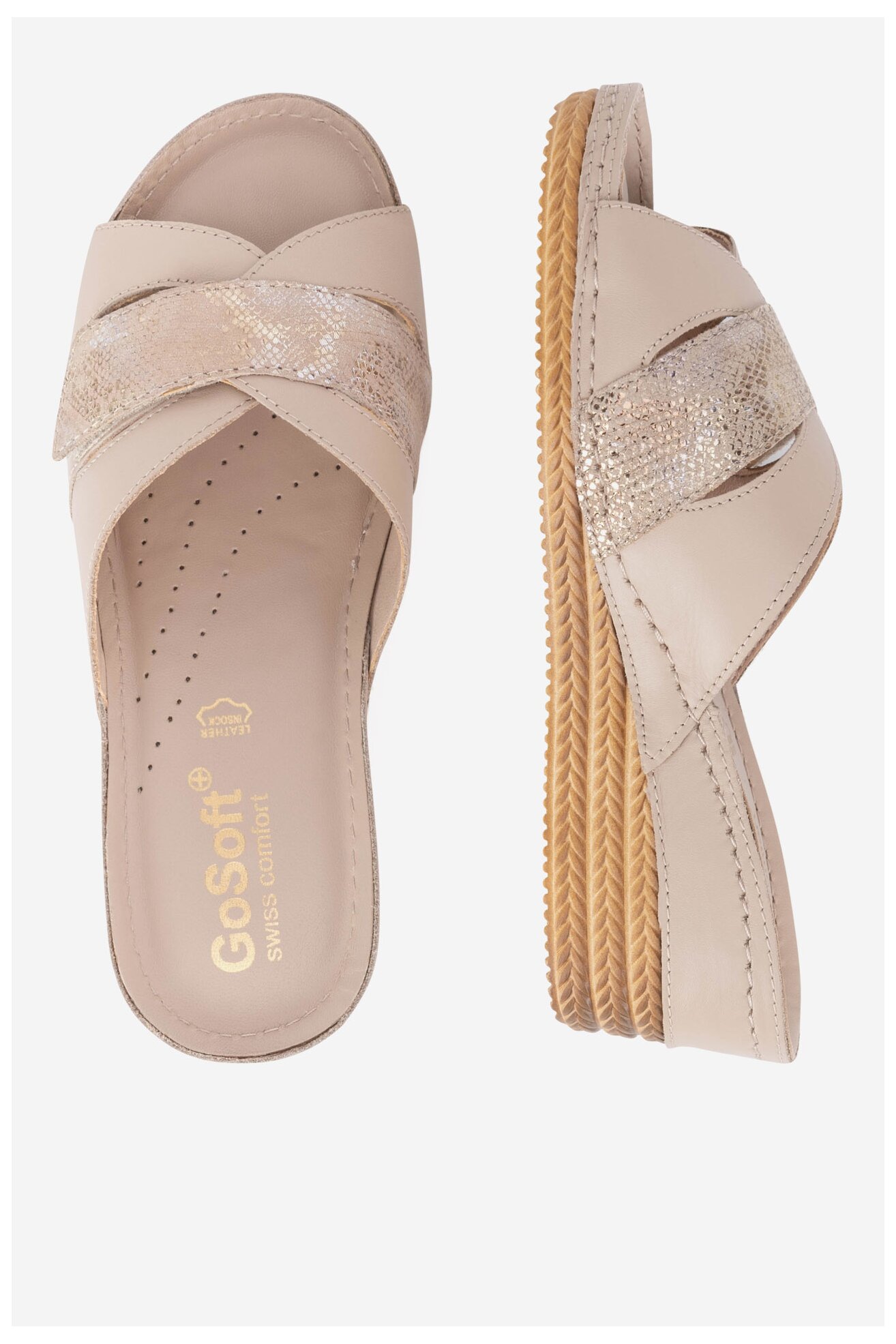 Șlapi Go Soft ARC-2309-07 BEJ