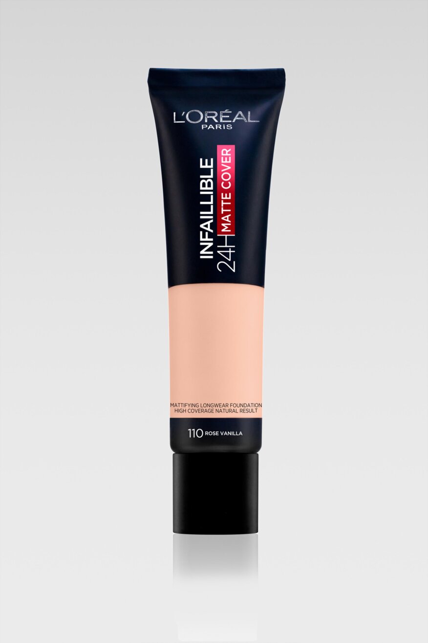 
                L'OREAL PARIS - INFAILLIBLE 24H MATTE COVER 110 ROSE VANILLA BEZ KOLORU - 2230010291770