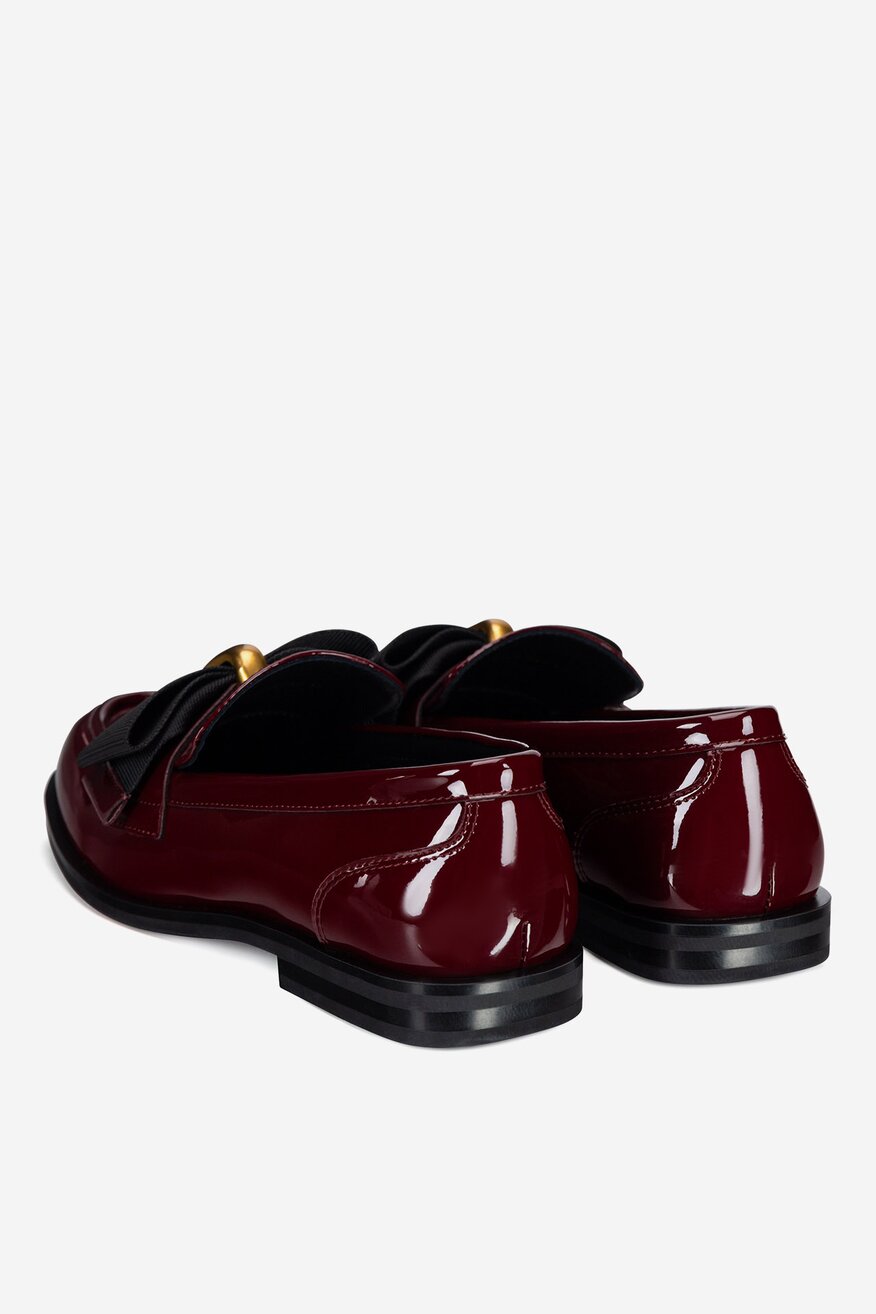 Mokasíny Gino Rossi BORDÓ - 5905588956181